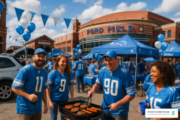 Detroit Lions tailgating spots