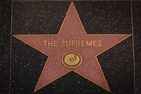 The Supremes Walk of Fame Star
