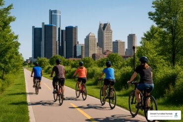 Detroit bike paths