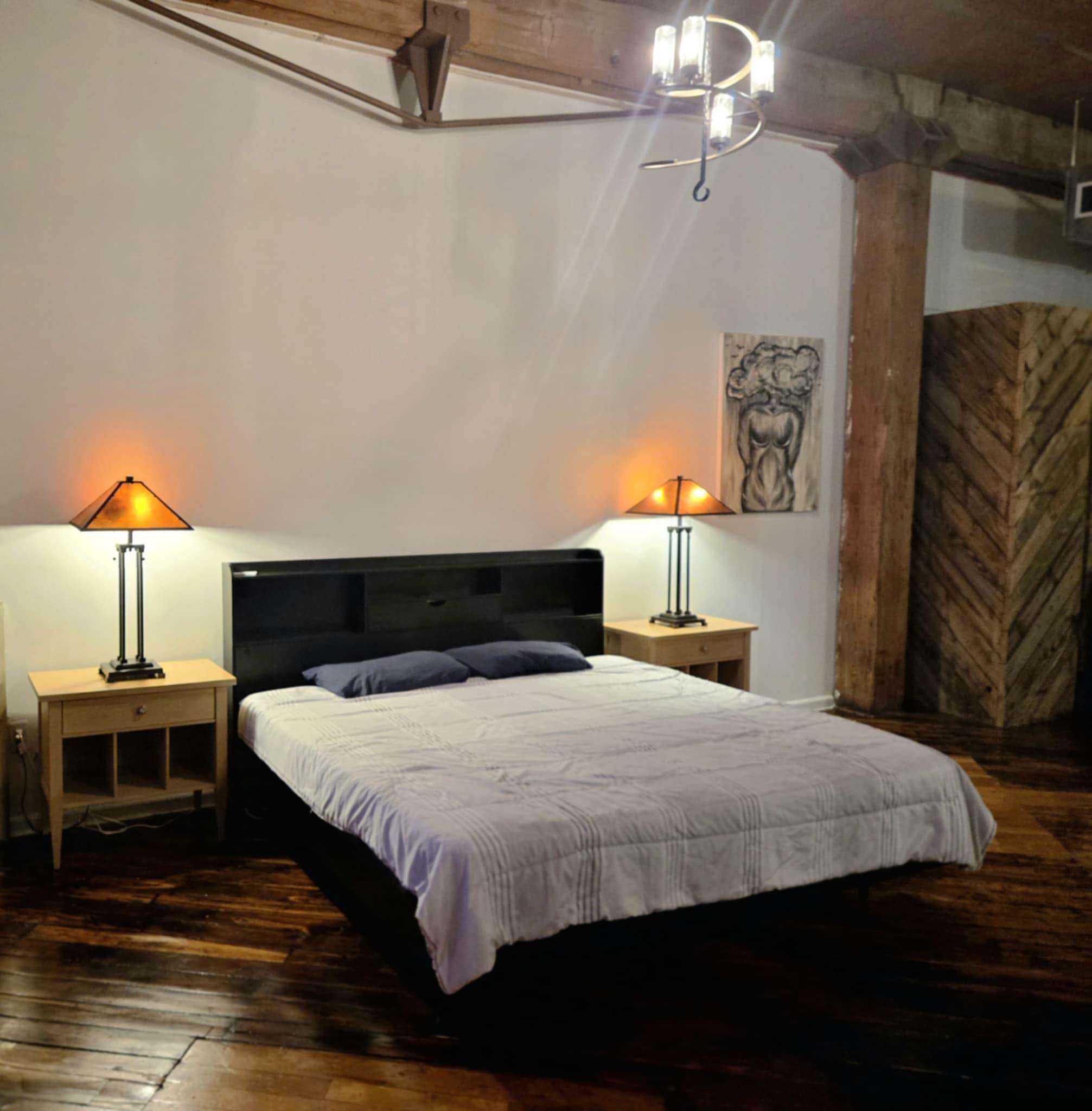 Bedroom Detroit Motown Loft