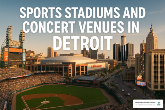Sports Stadiums and Concert Venues in Detroit